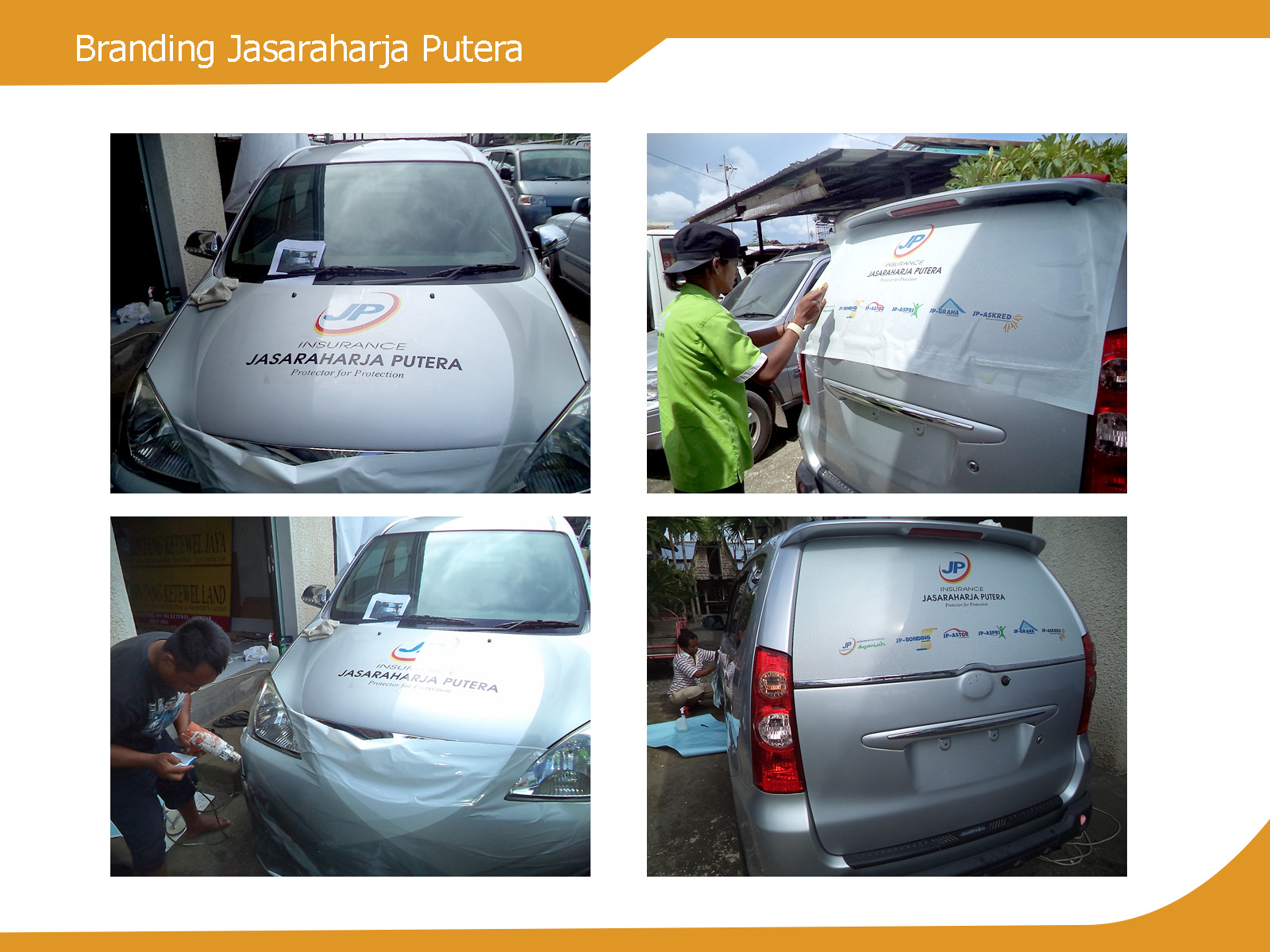 Branding Mobil Toyota Avanza 
Jasaraharja Putera